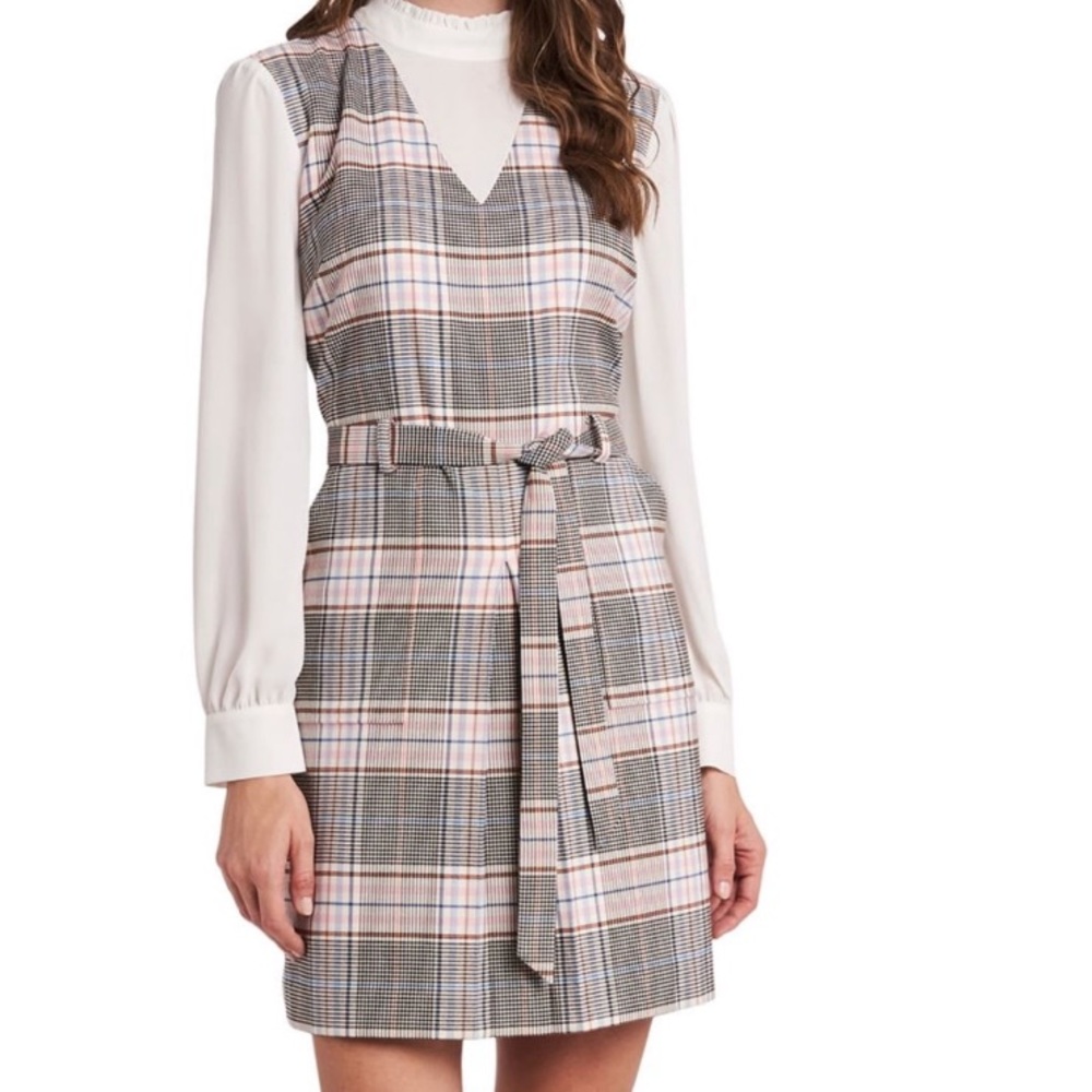 RILEY&RAE Plaid Layered- Look Dress / Size 2